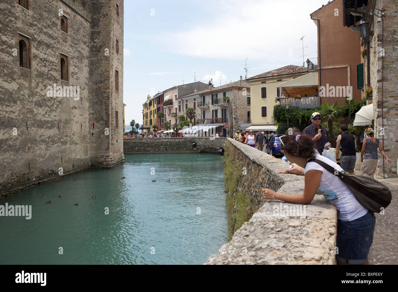 Salò, Lac de Garde, Italie Banque D'Images