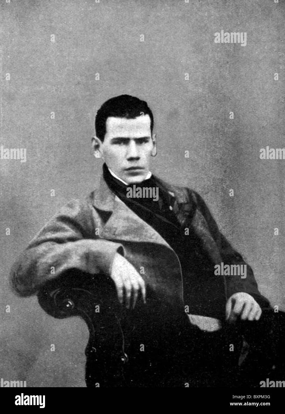 Léon Tolstoï (1828-1910) écrivain russe en 1848 Banque D'Images