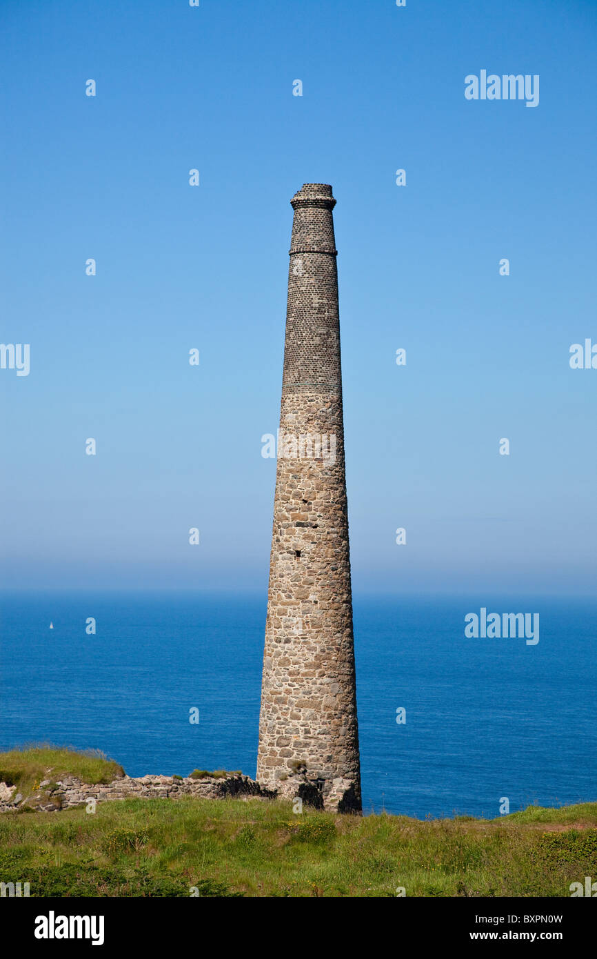 Les mines d'étain, Botallack, Nr St Just, North Cornwall, England, UK Banque D'Images