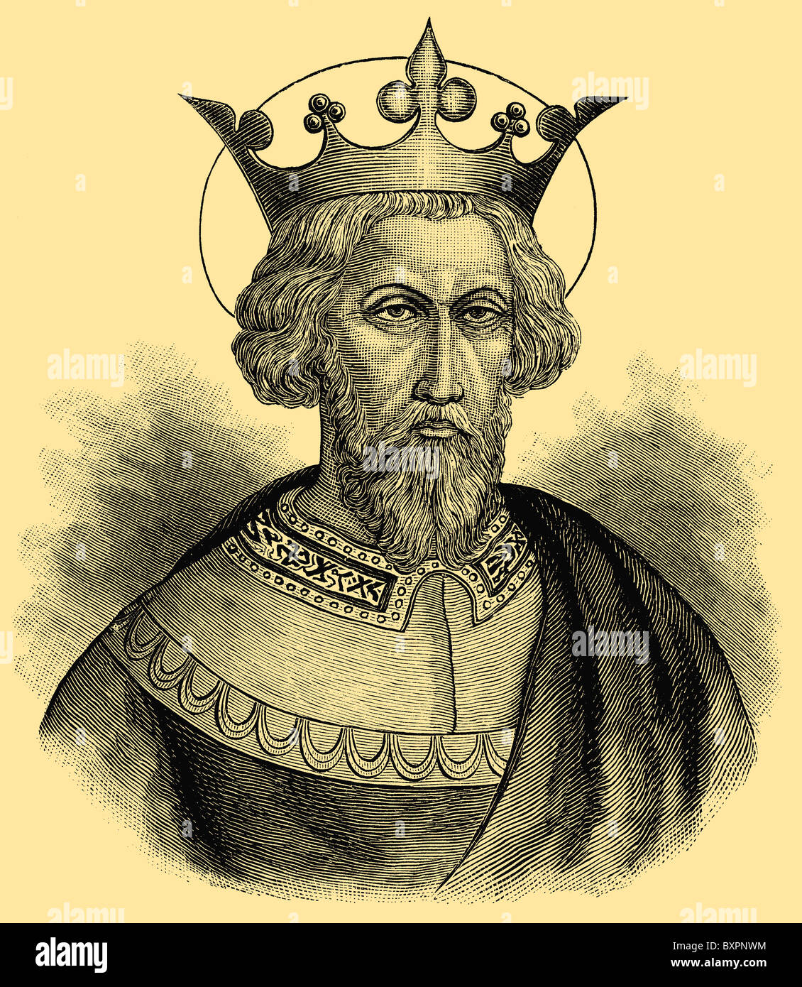 Carolus Magnus, Charlemagne Karolus Magnus, ou Charles le Grand (ca. 742 - 814), Roi des Francs Banque D'Images