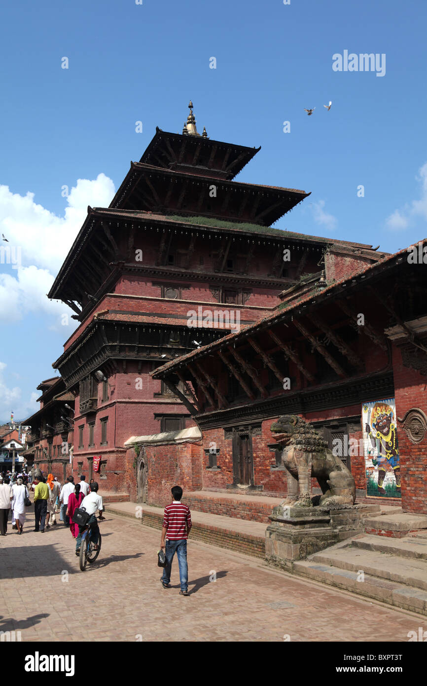 Vues de Durbar Square, Patan, Vallée de Kathmandou, Népal, Asie Banque D'Images