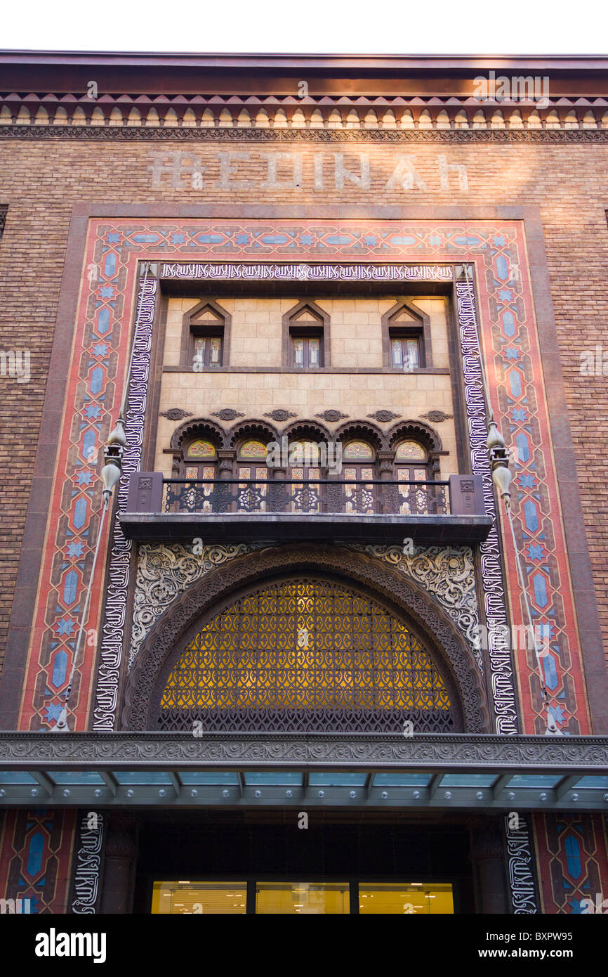 La Medinah Temple, Chicago, construit par les architectes Huehl et Schmidt en 1912, maintenant un Bloomingdales. Banque D'Images