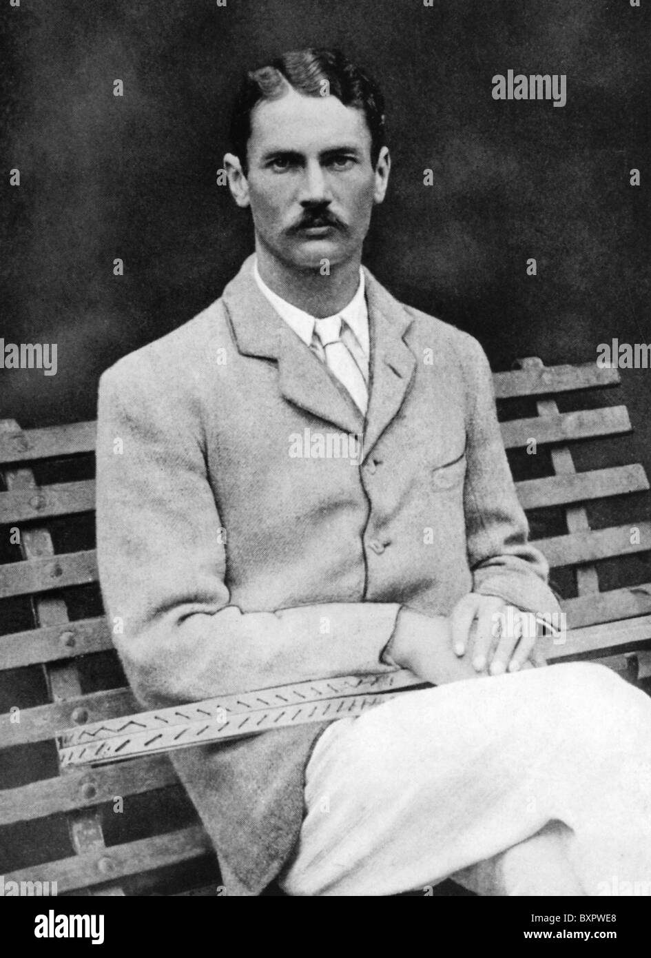 HAROLD MAHONEY (1867-1905) joueur de tennis né en Écosse qui a remporté le championnat de Wimbledon 1896 Banque D'Images