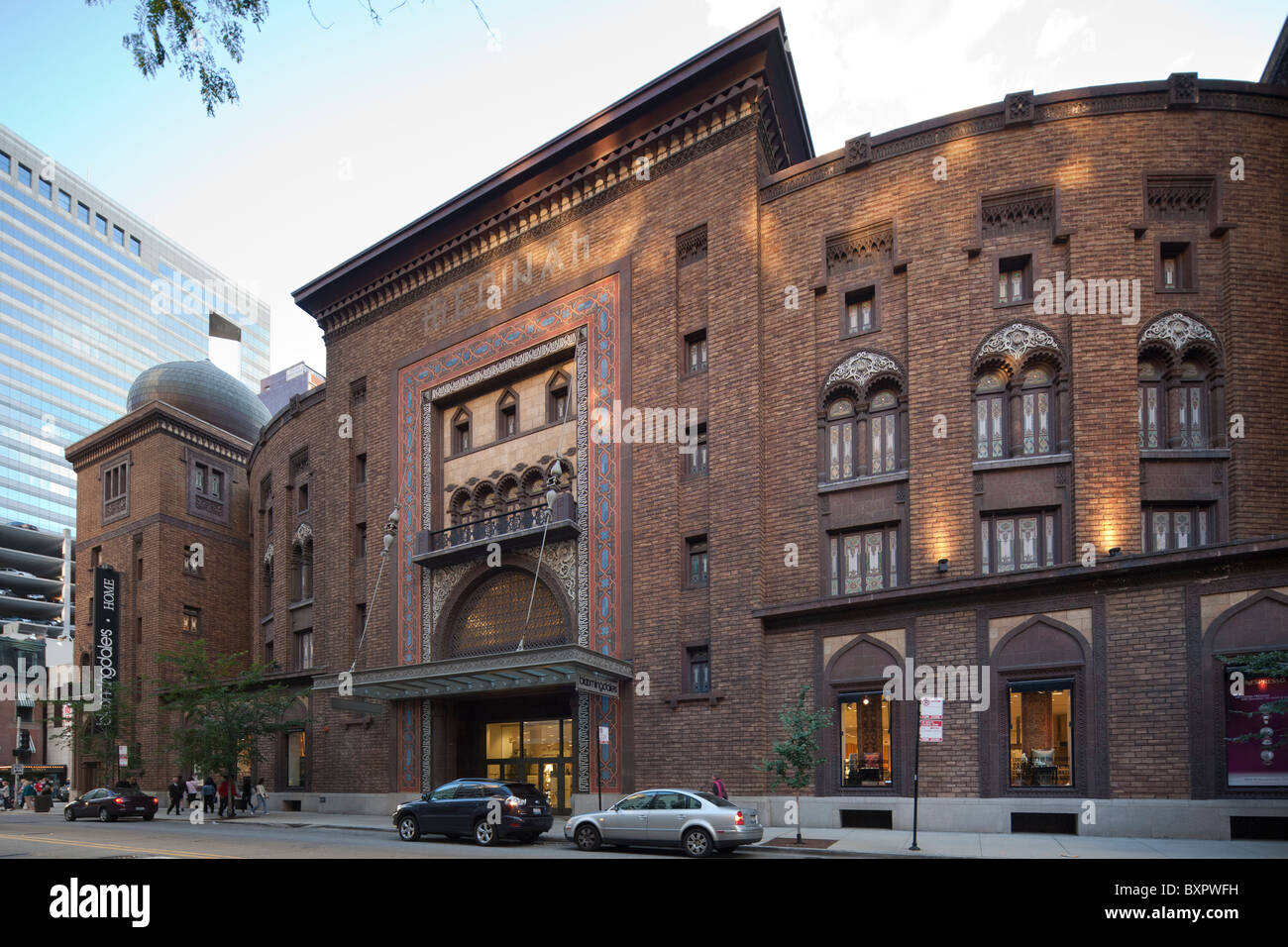 La Medinah Temple, Chicago, construit par les architectes Huehl et Schmidt en 1912, maintenant un Bloomingdales. Banque D'Images