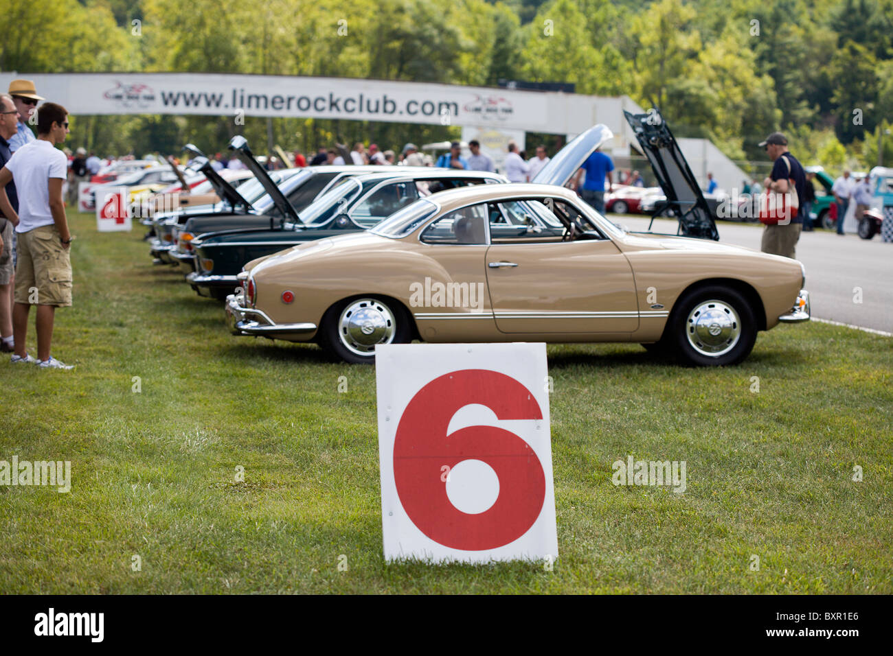 Lime Rock Vintage Car Show Banque D'Images