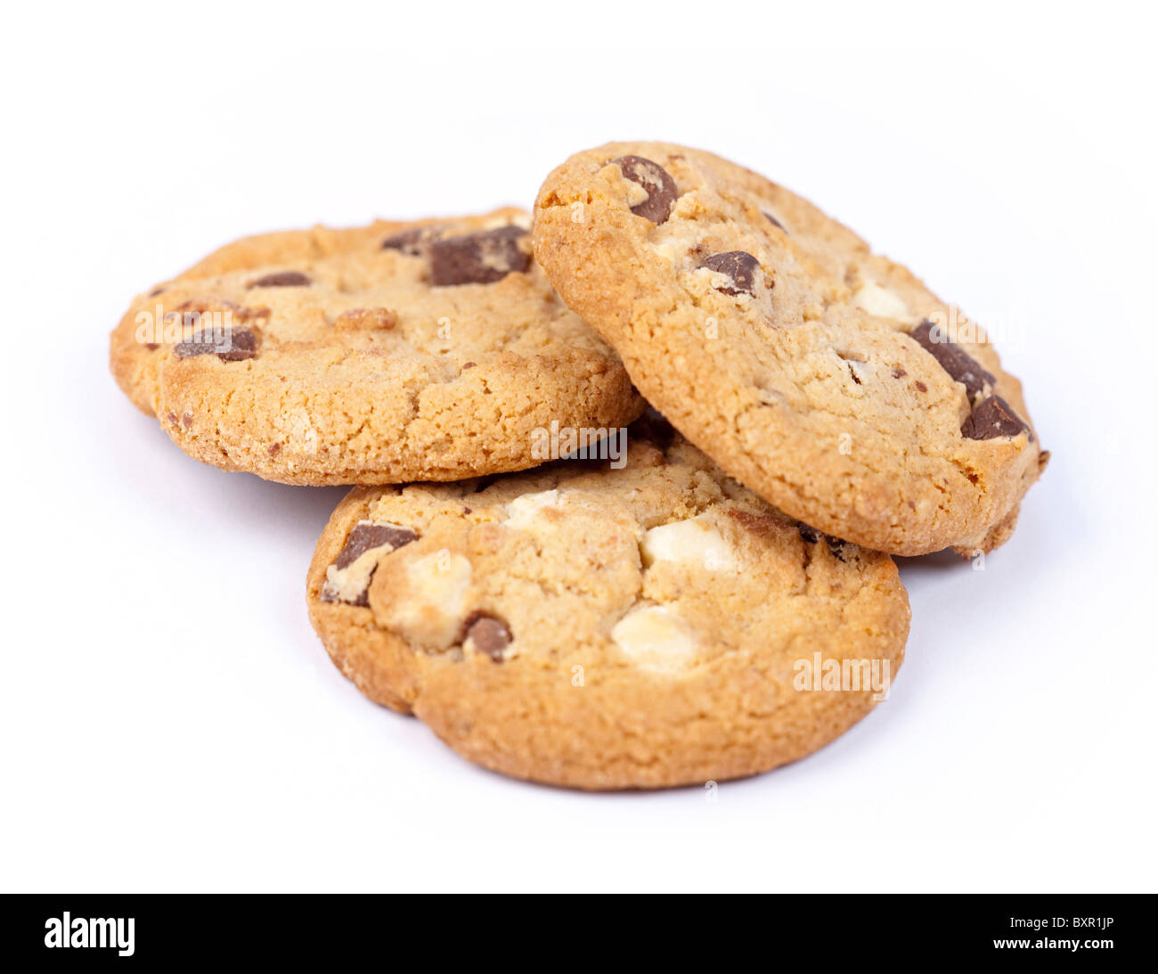 Les cookies au chocolat Banque D'Images