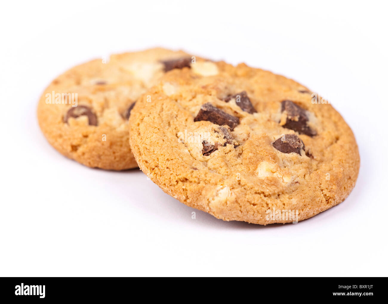 Les cookies au chocolat Banque D'Images