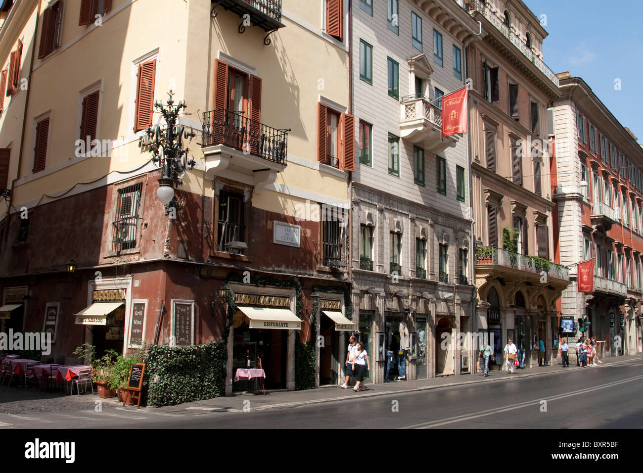 Bâtiments dans le centre de Rome, Italie Banque D'Images