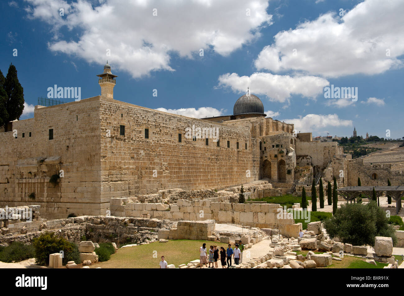 El Aqsa Jérusalem Mosquée Israël Banque D'Images