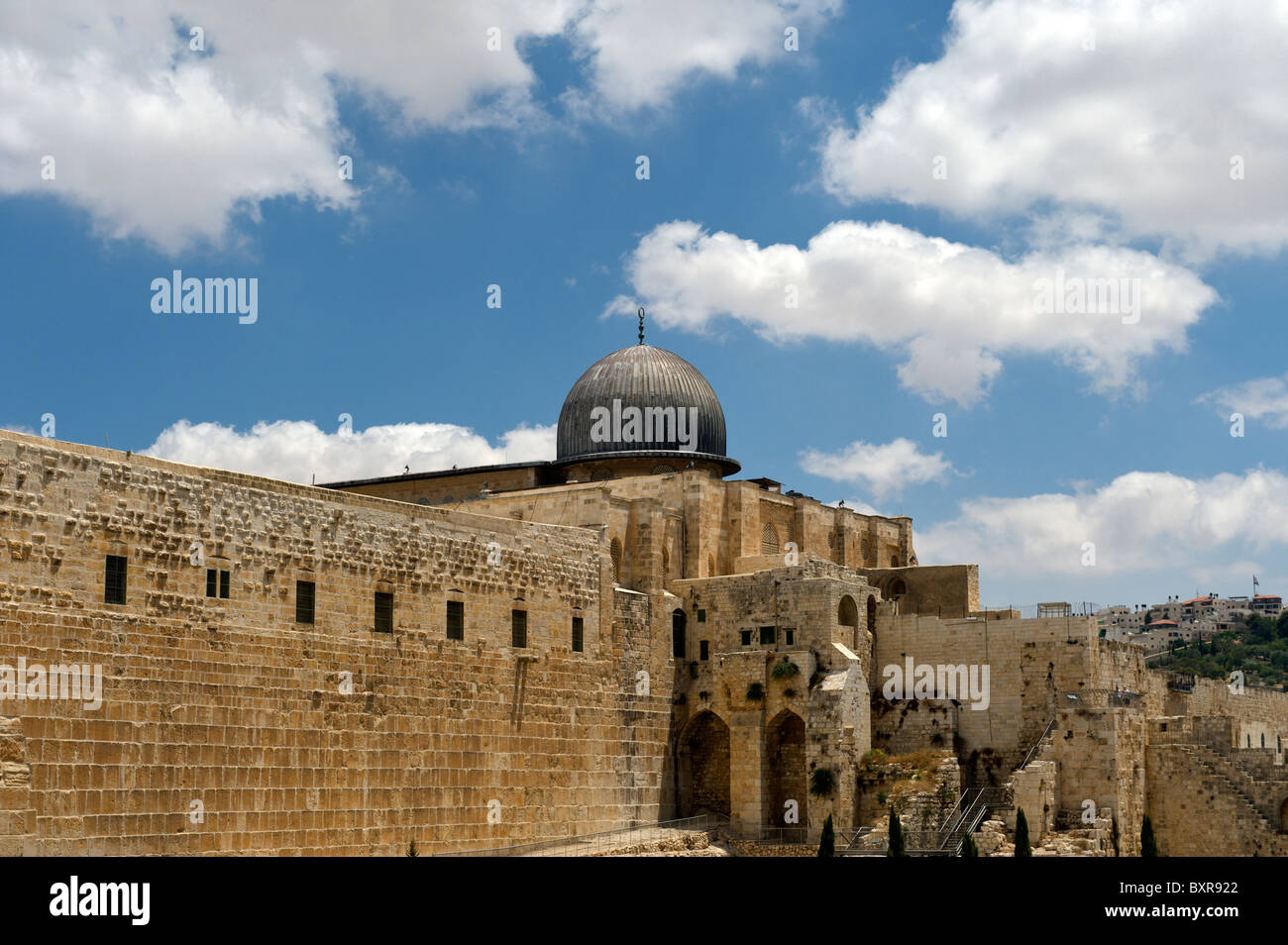El Aqsa Jérusalem Mosquée Israël Banque D'Images
