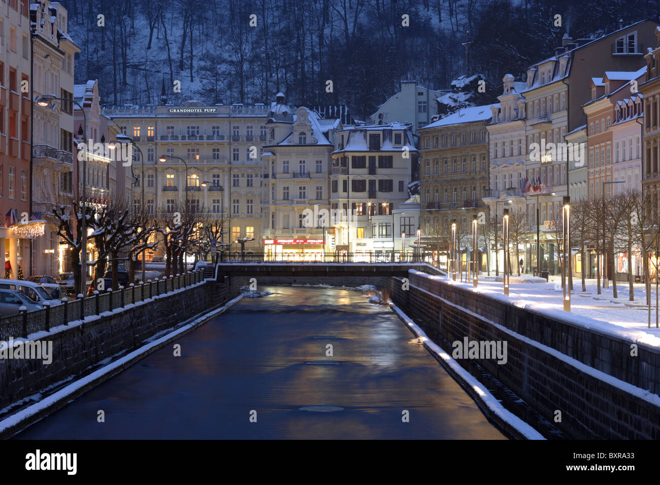 Karlovy Vary République Tchèque,Carlsbad,europe, Banque D'Images