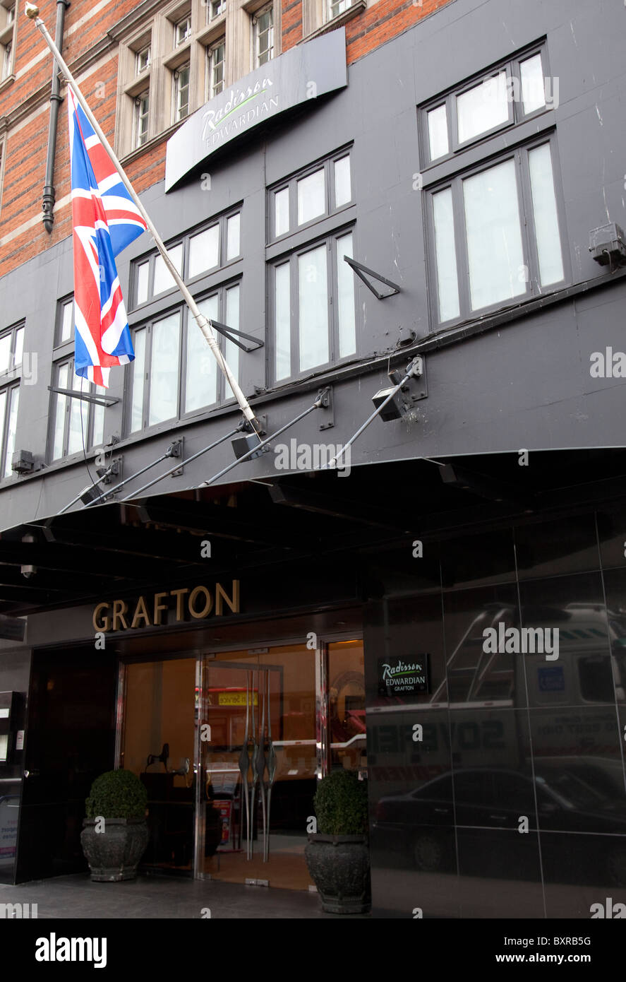 Quatre étoiles hôtel Grafton, Londres a été utilisé pour accueillir les patients du NHS d'UCH Banque D'Images