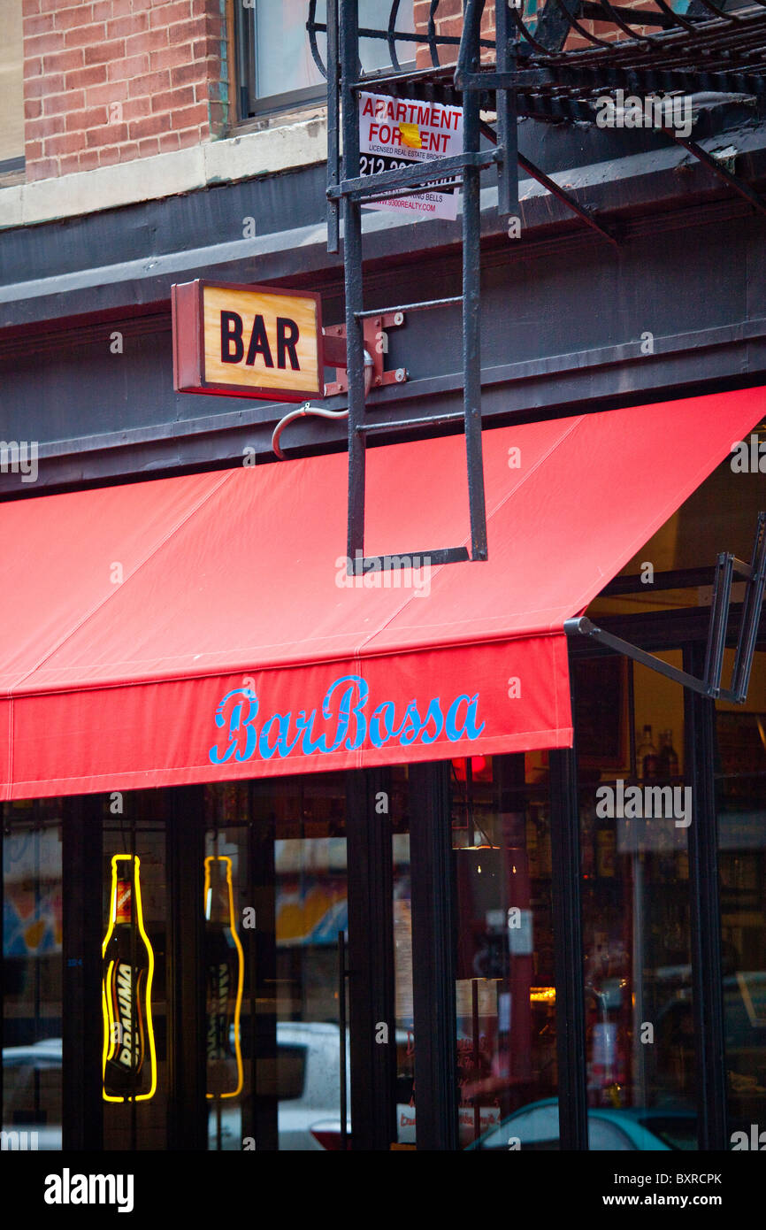 Bar BarBossa dans Nolita, Manhattan, New York Banque D'Images