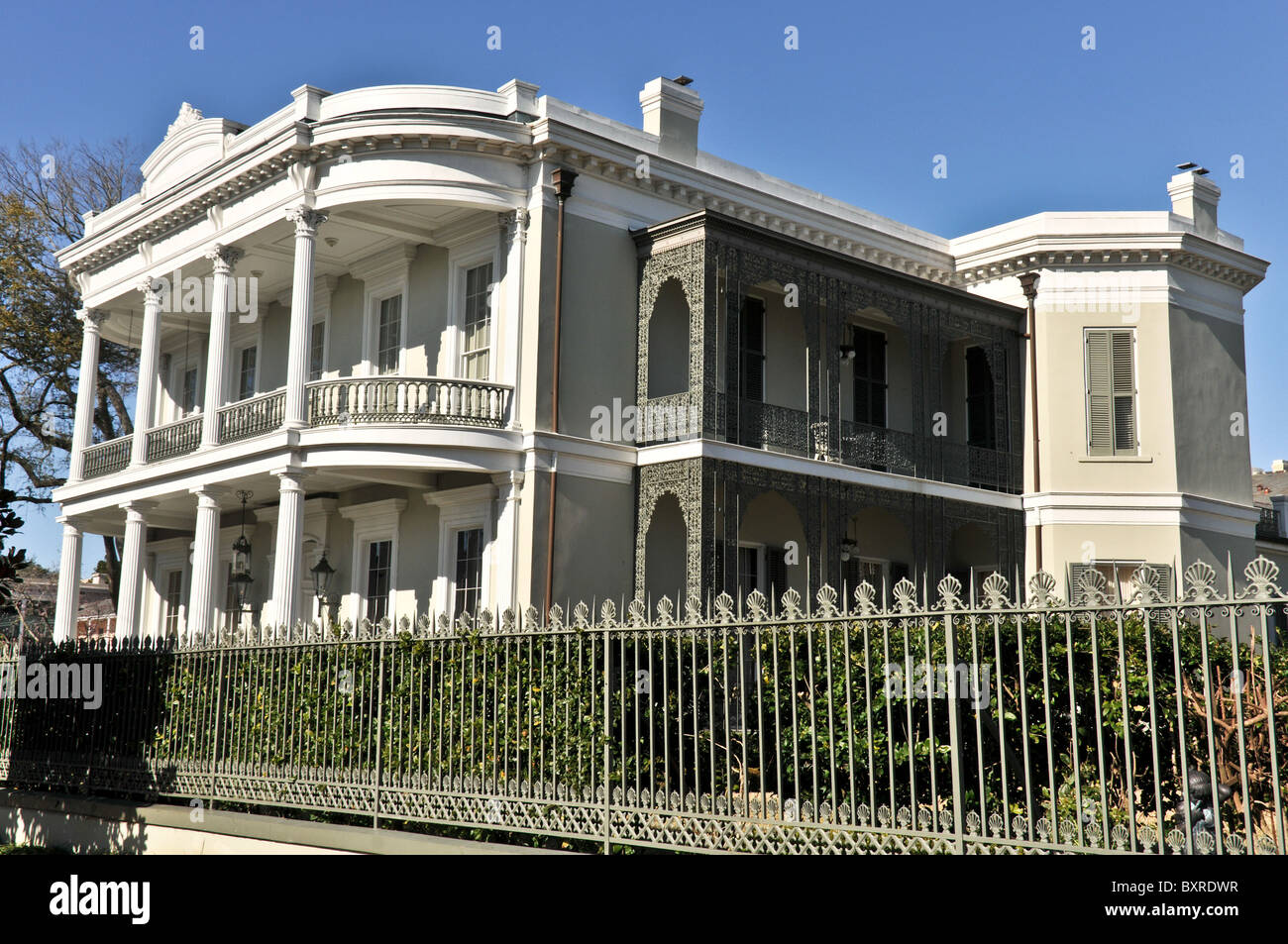 Robinson House, Garden District, La Nouvelle-Orléans, Louisiane Banque D'Images