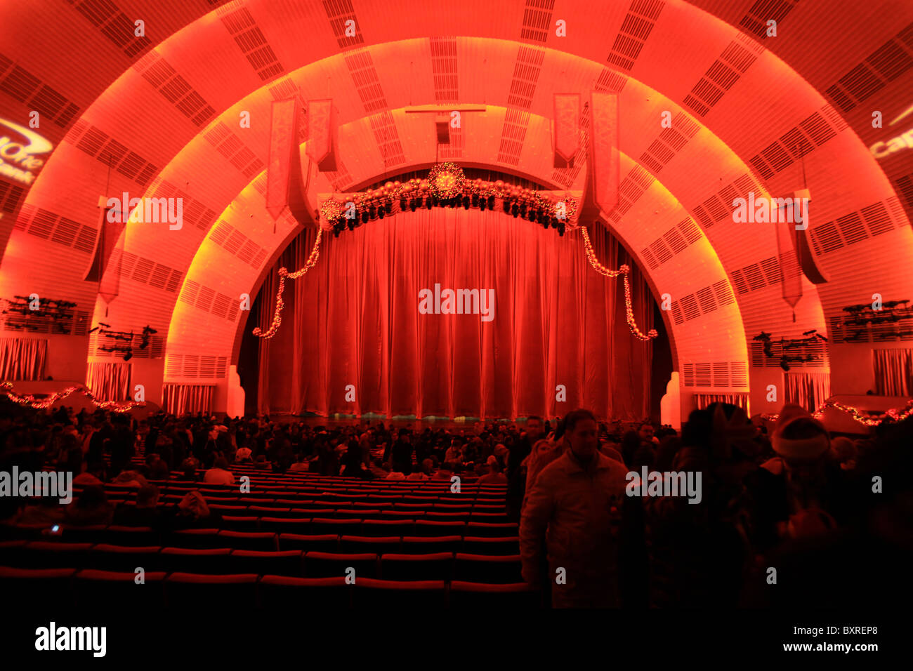 Intérieur du Radio City Music Hall de New York 2010 Banque D'Images