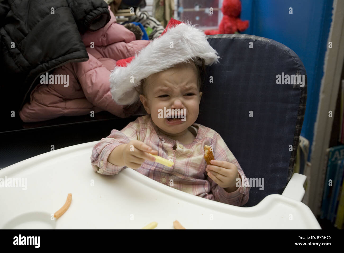 L'école maternelle et pré-K programme dans le quartier de Kensington multiculturelle hautement à Brooklyn, New York. Garde bébé. Banque D'Images