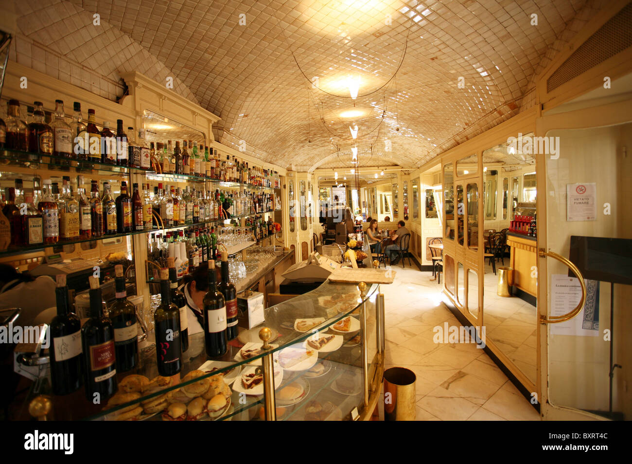 Caffè degli Specchi, Salita Pollaiuoli street, Gênes, Italie, Europe, Ligury Banque D'Images