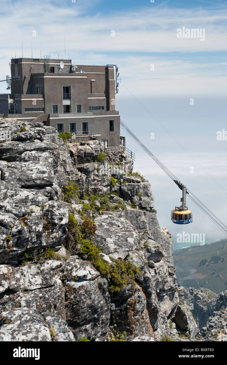 La station de téléphérique de Table Mountain, Cape Town, Afrique du Sud Banque D'Images