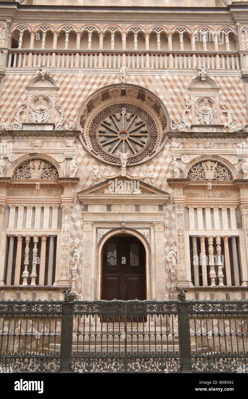 Cappella Colleoni Bergame Italie Renaissance Banque D'Images