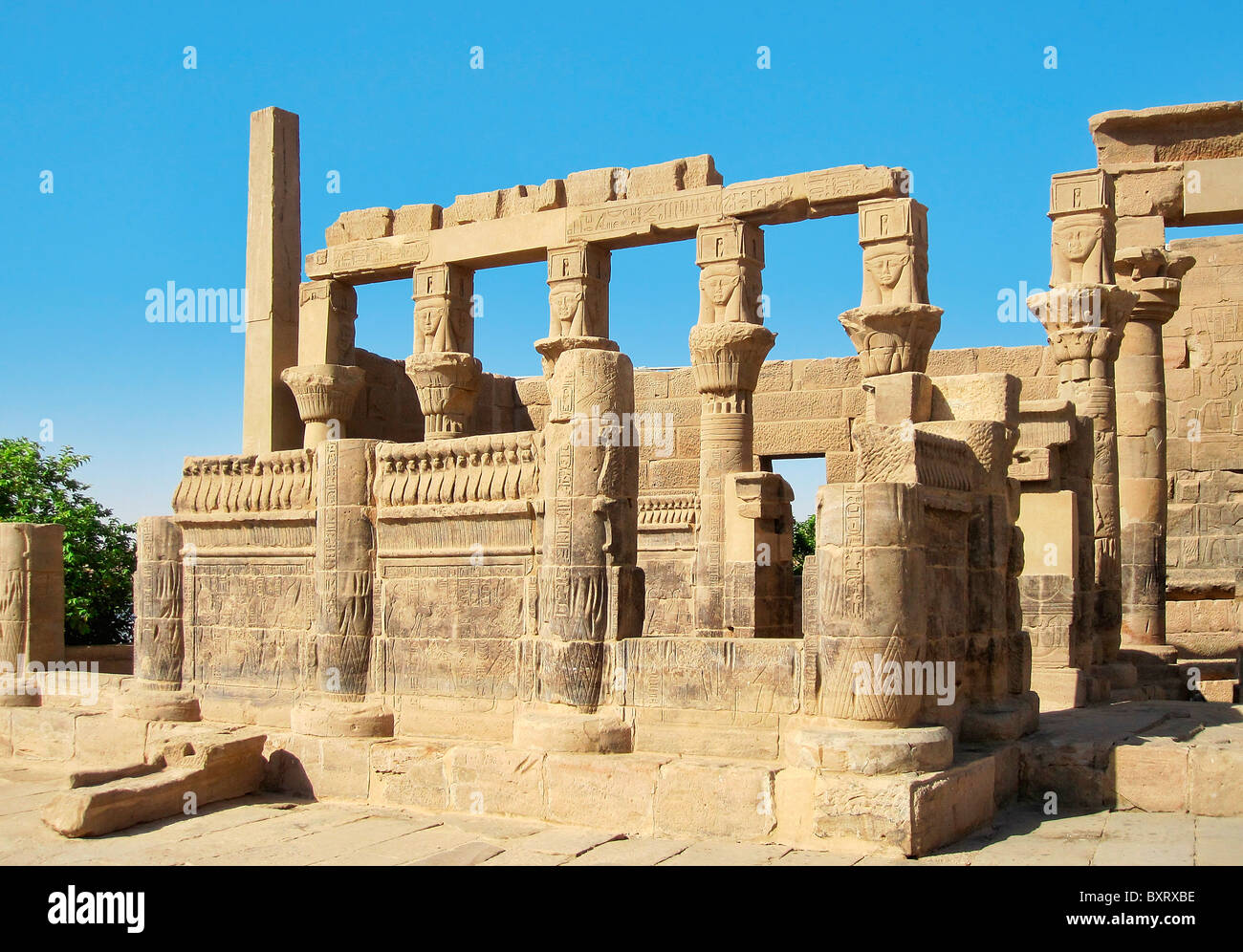 Le Temple de Philae, Egypte Banque D'Images