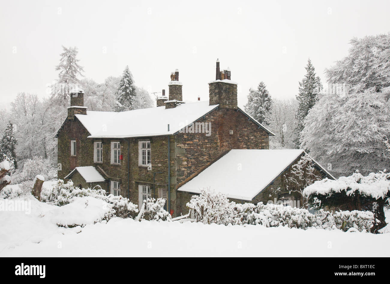 Une maison victorienne, dans le cadre de près de loughrigg Ambleside, Lake District, UK. Banque D'Images