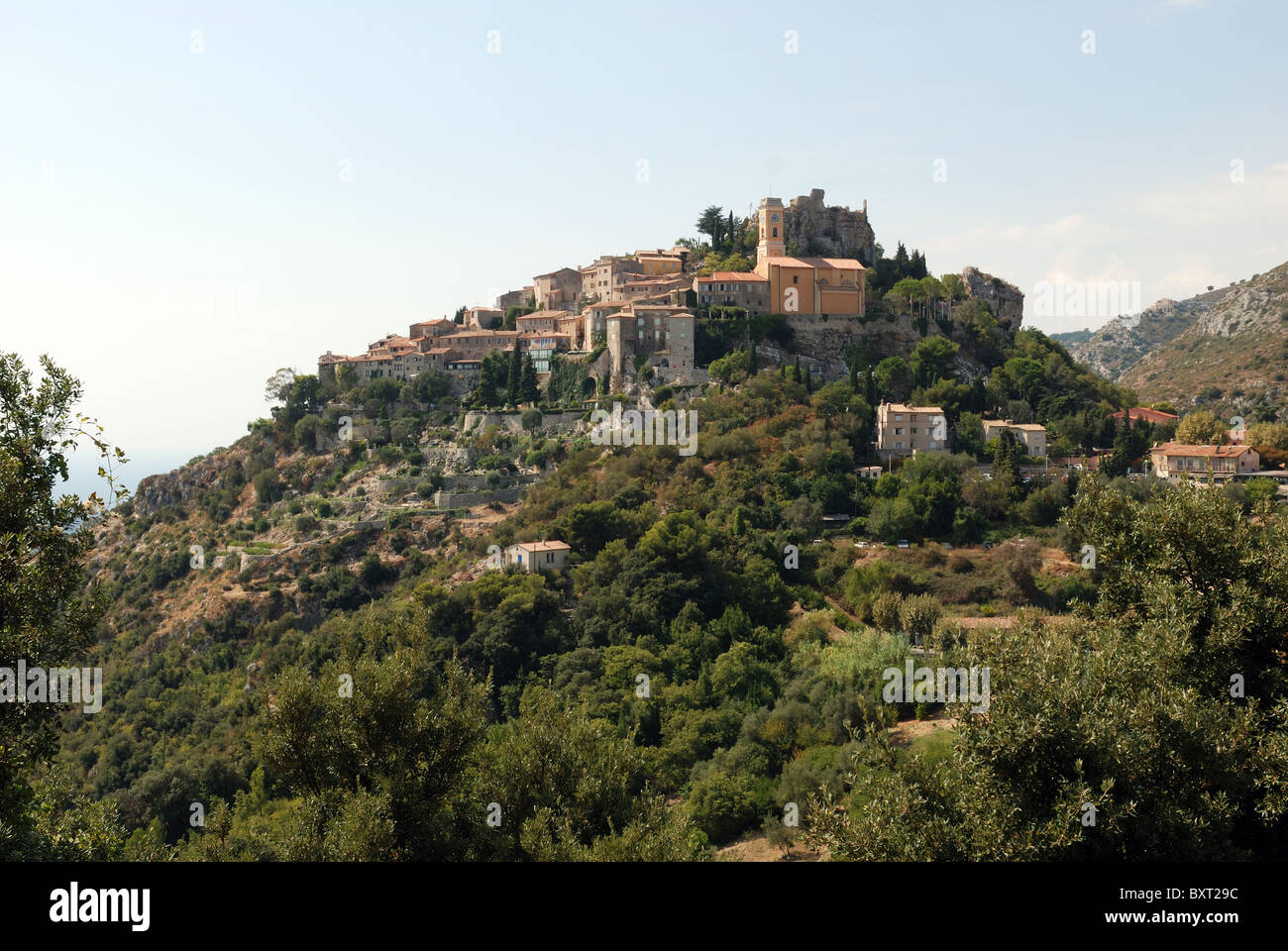 VILLAGE D'EZE, ALPES MARITIMES, Provence, Côte d'AZUR, d'AZUR, FRANCE Banque D'Images