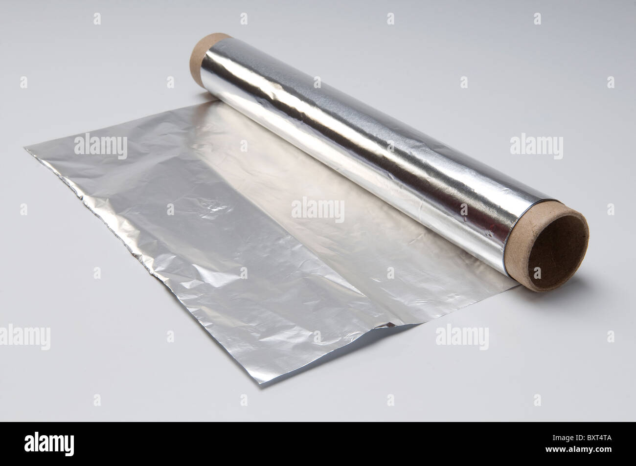Rouleau de papier aluminium Banque D'Images