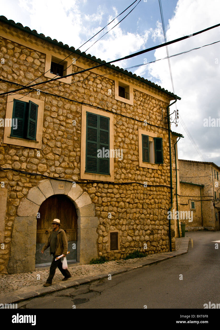 Soller dans le nord ouest de la montagne en Majorque Banque D'Images