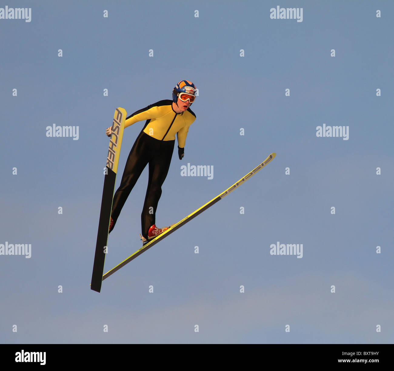 Le saut à ski, combiné nordique et saut à ski spécial en formation Midtstubakken, saut, Oslo, Norvège, 2010 Banque D'Images Le saut à ski, combiné nordique et saut à ski spécial en formation Midtstubakken, saut, Oslo, Norvège, 2010 Banque D'Images