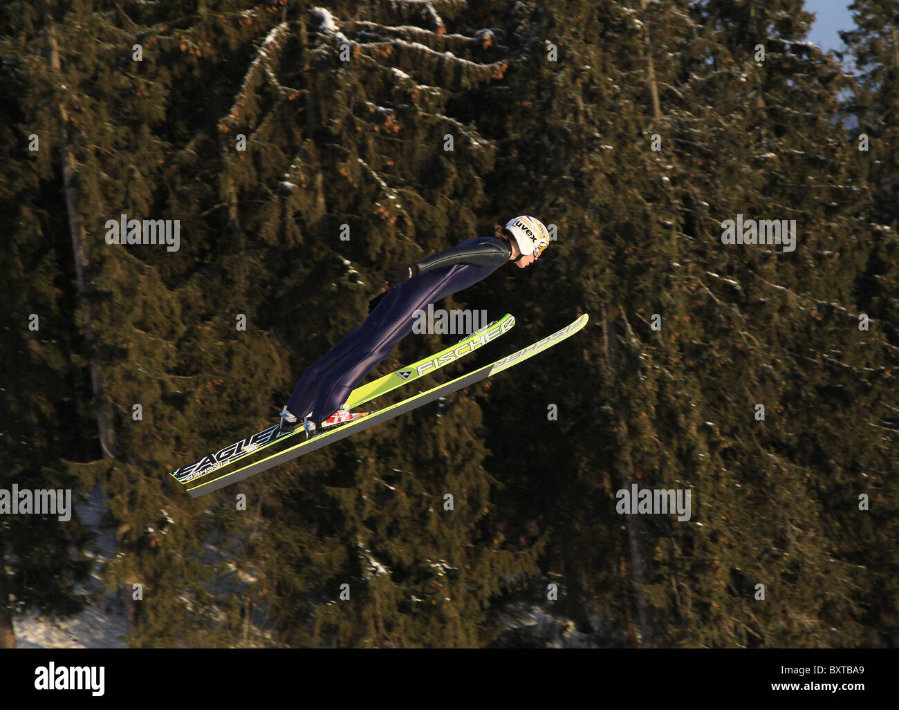 Le saut à ski, combiné nordique et saut à ski spécial en formation Midtstubakken, saut, Oslo, Norvège, 2010 Banque D'Images Le saut à ski, combiné nordique et saut à ski spécial en formation Midtstubakken, saut, Oslo, Norvège, 2010 Banque D'Images