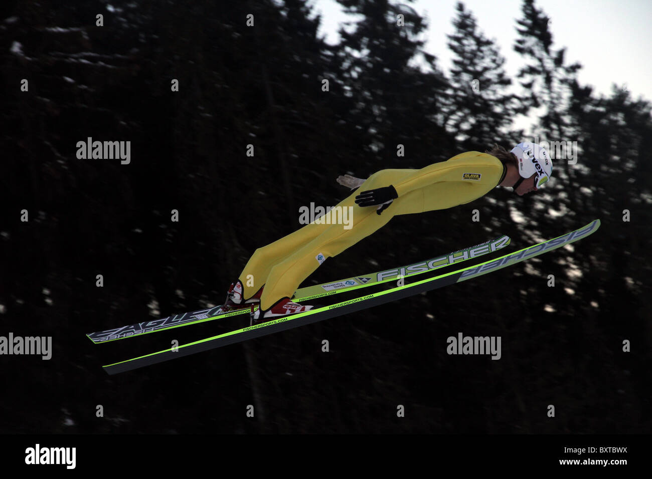 Le saut à ski, combiné nordique et saut à ski spécial en formation Midtstubakken, saut, Oslo, Norvège, 2010 Banque D'Images Le saut à ski, combiné nordique et saut à ski spécial en formation Midtstubakken, saut, Oslo, Norvège, 2010 Banque D'Images