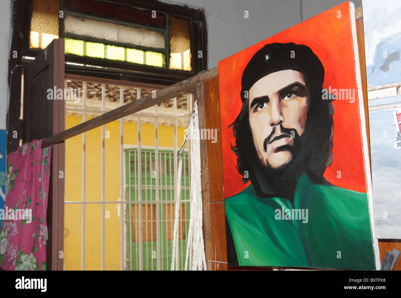 TRINIDAD : Che Guevara PEINTURE À VENDRE Banque D'Images