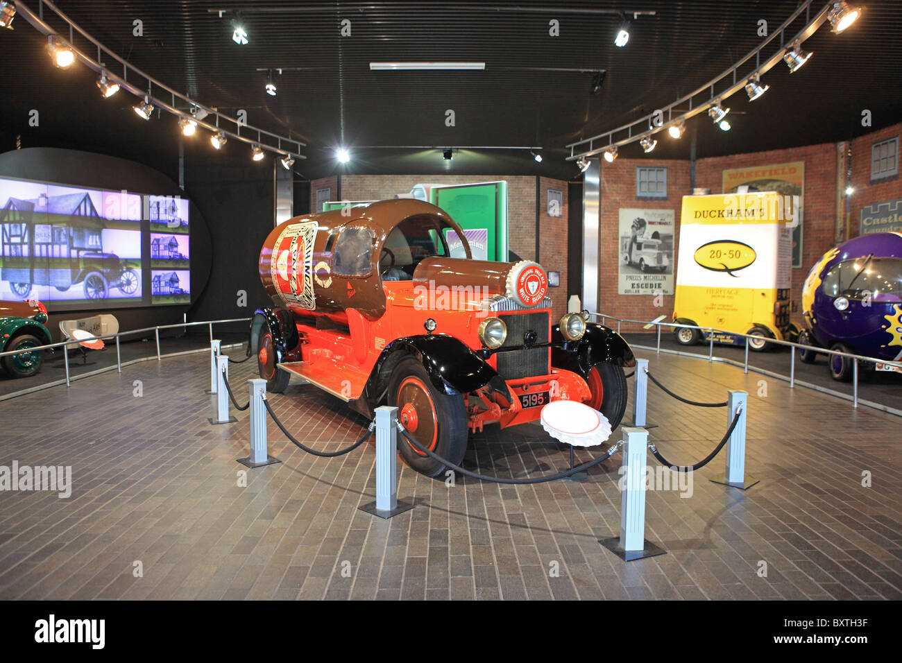 Hampshire, Beaulieu, National Motor Museum Banque D'Images