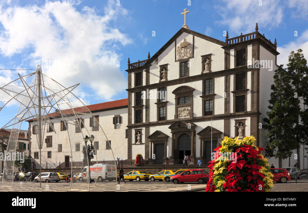 Igreja do Colegio, la cathédrale jésuite à Funchal, Madère Banque D'Images