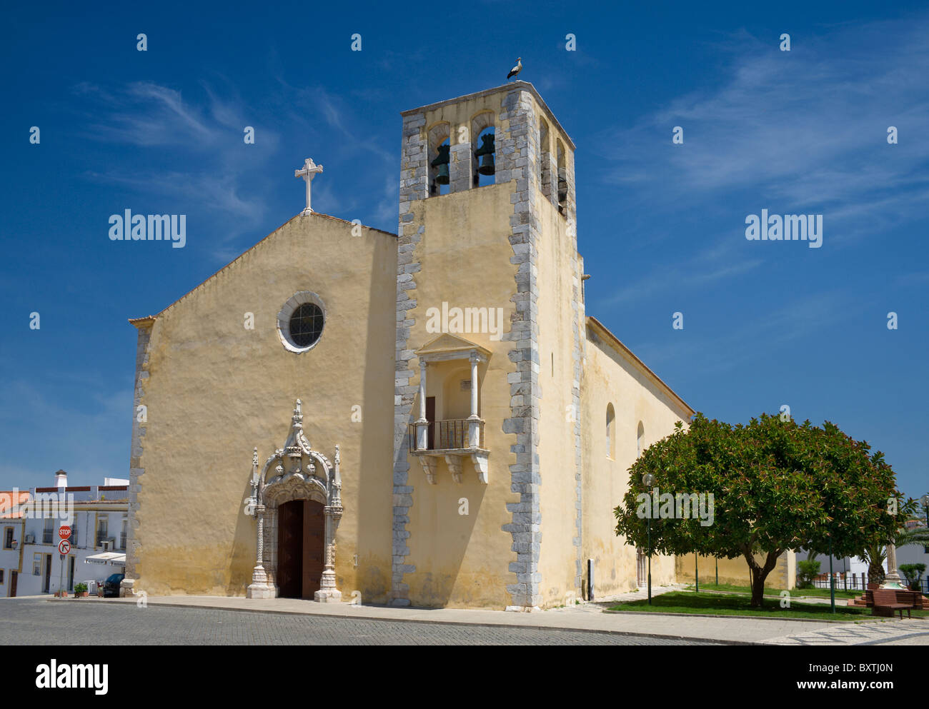 Le Portugal, l'Alentejo, Moura, l'église de São João Batista Banque D'Images