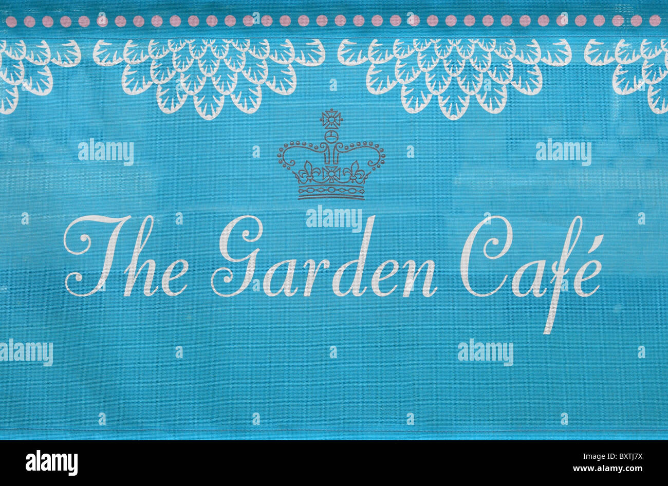 Londres, Buckingham Palace, le Garden Cafe Banque D'Images