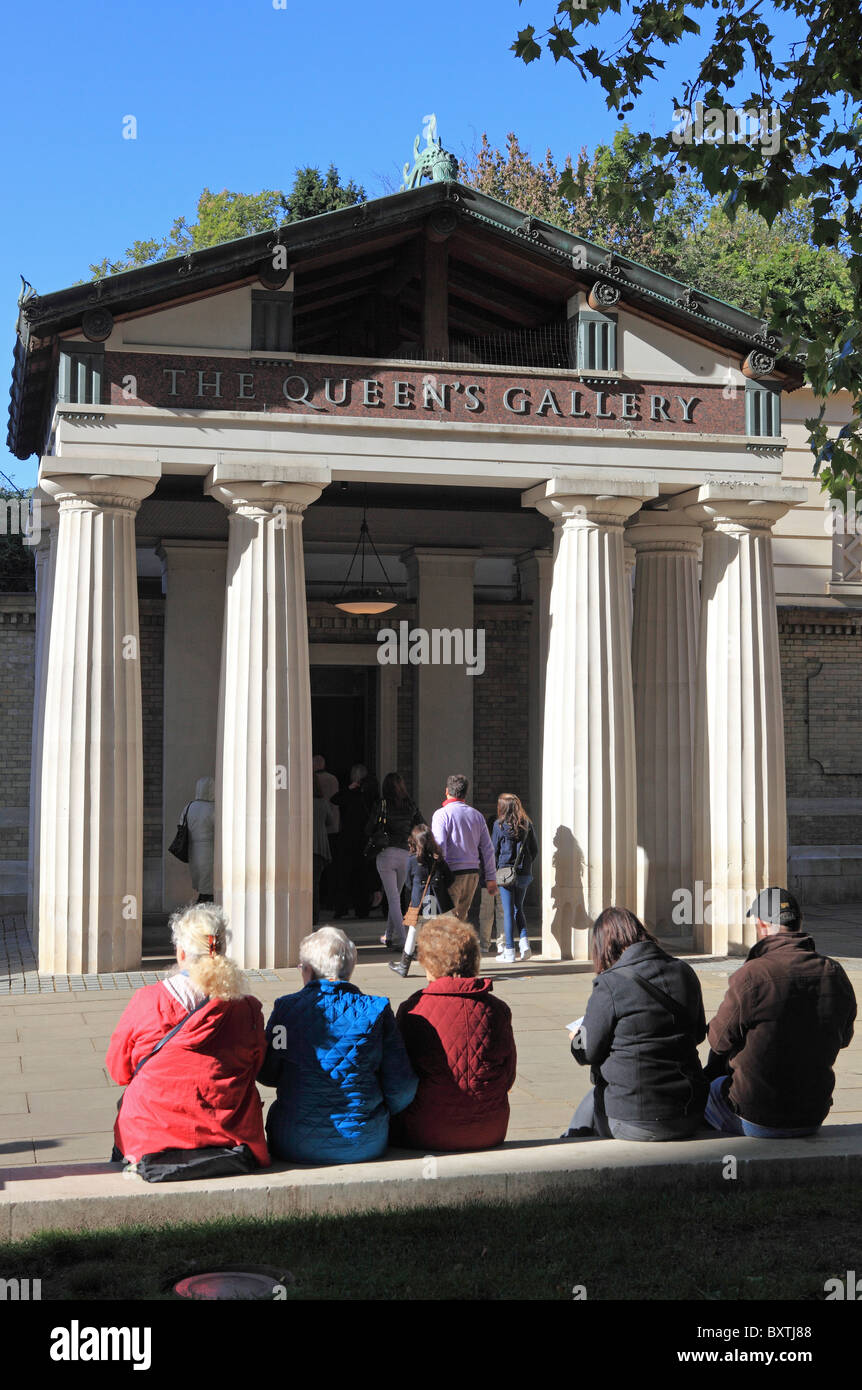 Londres, Buckingham Palace, The Queen's Gallery Banque D'Images