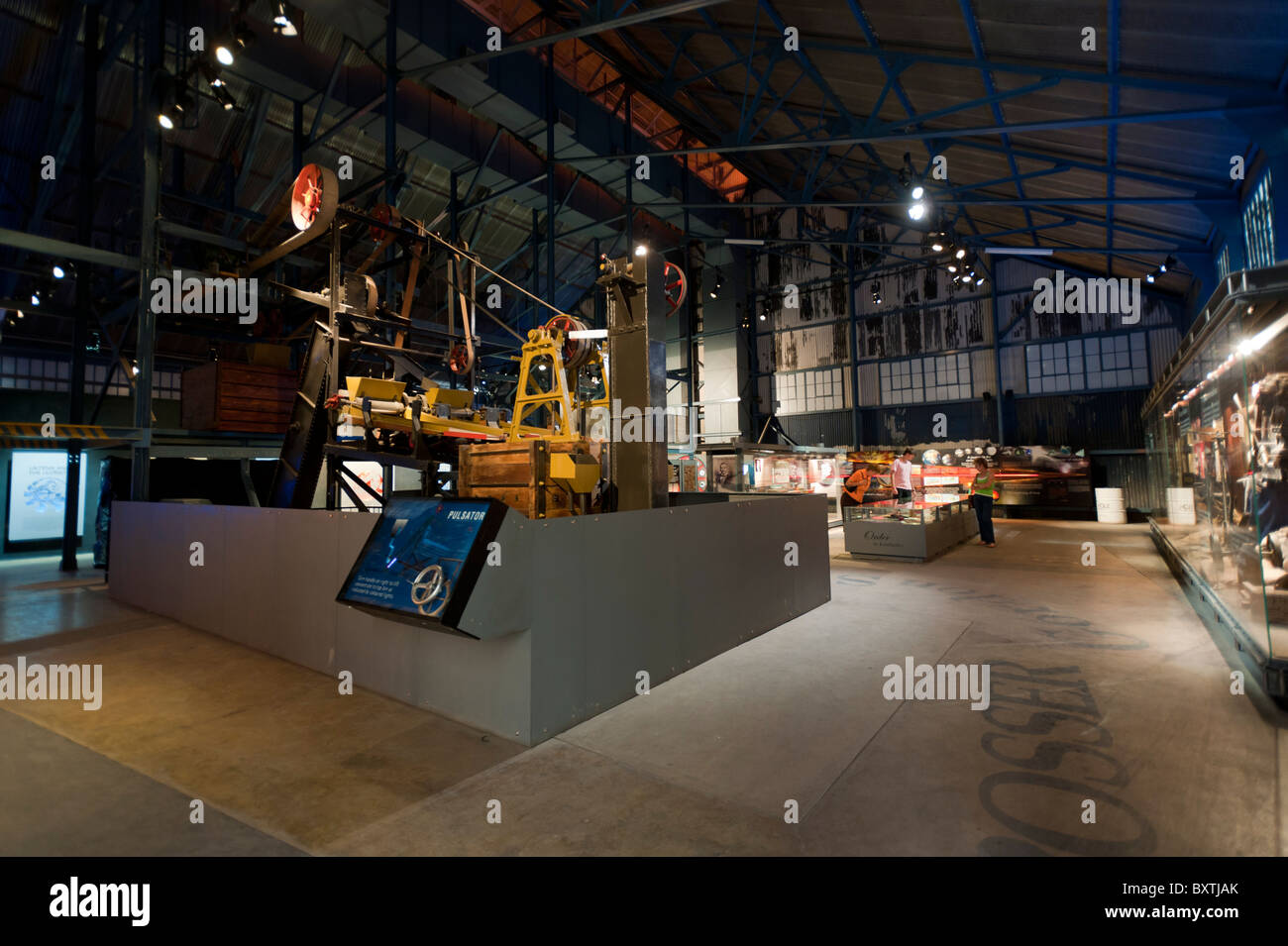 Le Centre d'exposition et de construction pulsateur en gros trou et musée de la mine de diamants à Kimberley, Northern Cape, Afrique du Sud Banque D'Images