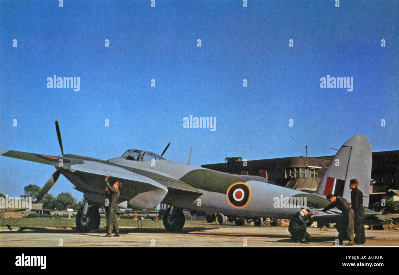 DE HAVILLAND MOSQUITO FB.VI , numéro de série HJ728. Voir la description ci-dessous Banque D'Images