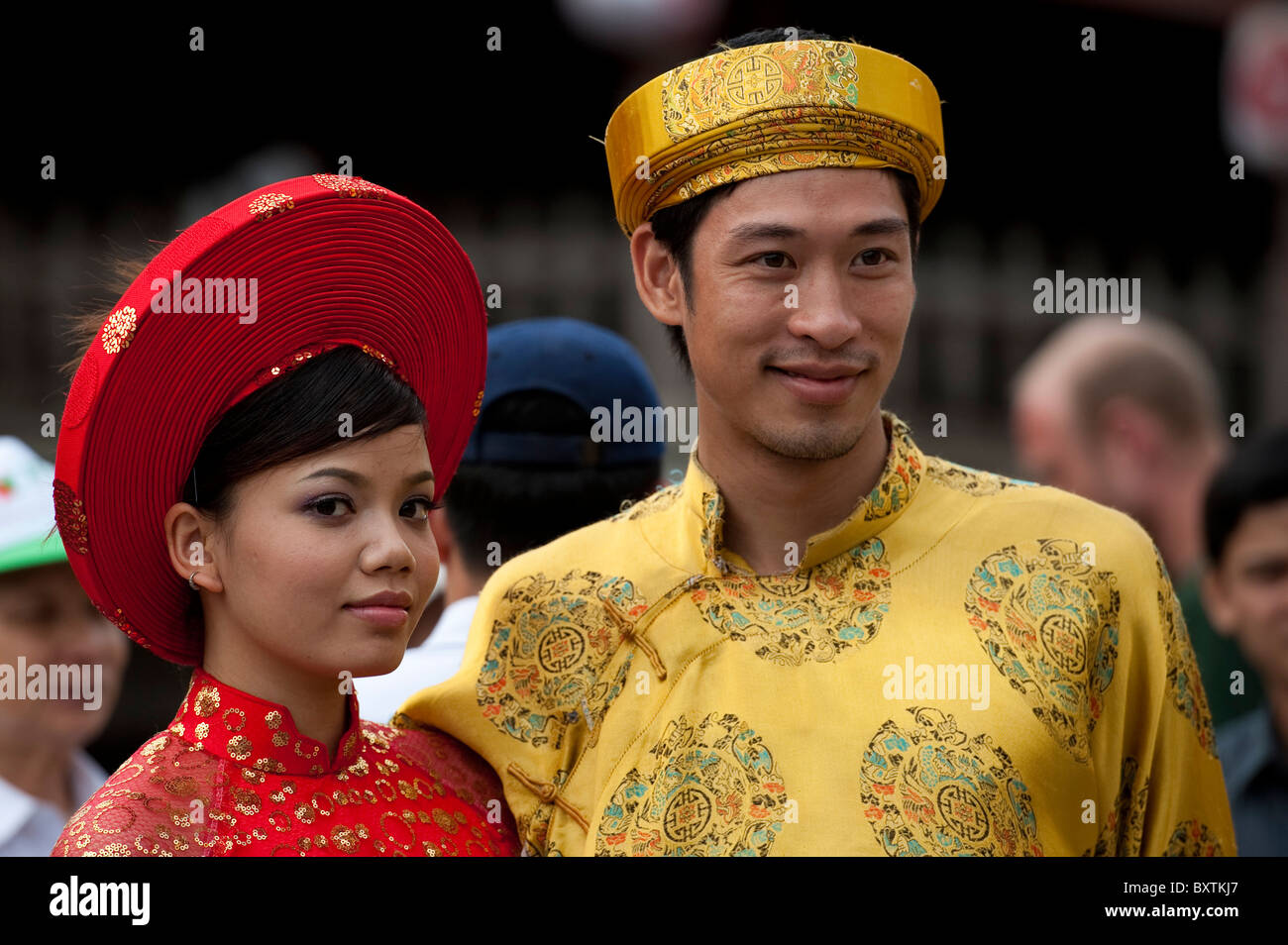 Les mariés, Hoi An, Vietnam Banque D'Images
