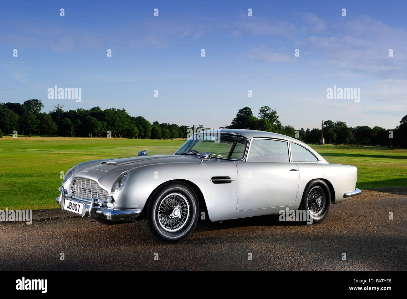 1964 Jame's bond 007 Goldfinger Aston Martin DB5 Banque D'Images