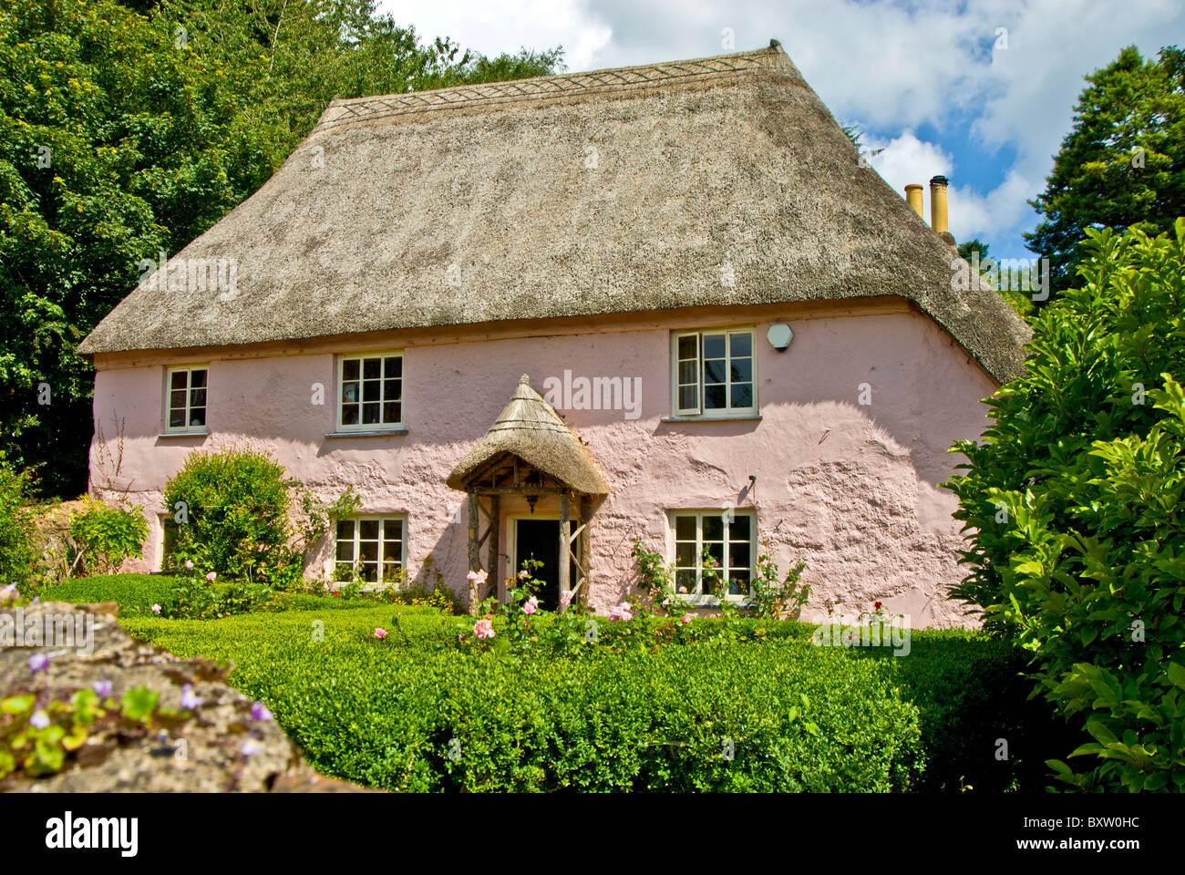 Maison à Cockington, Devon Banque D'Images