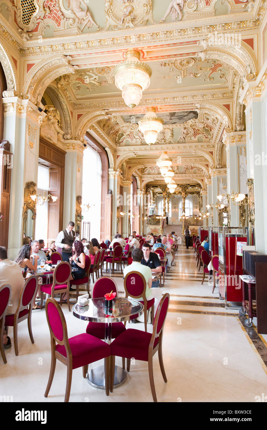 New York Cafe, Budapest, Hongrie Banque D'Images