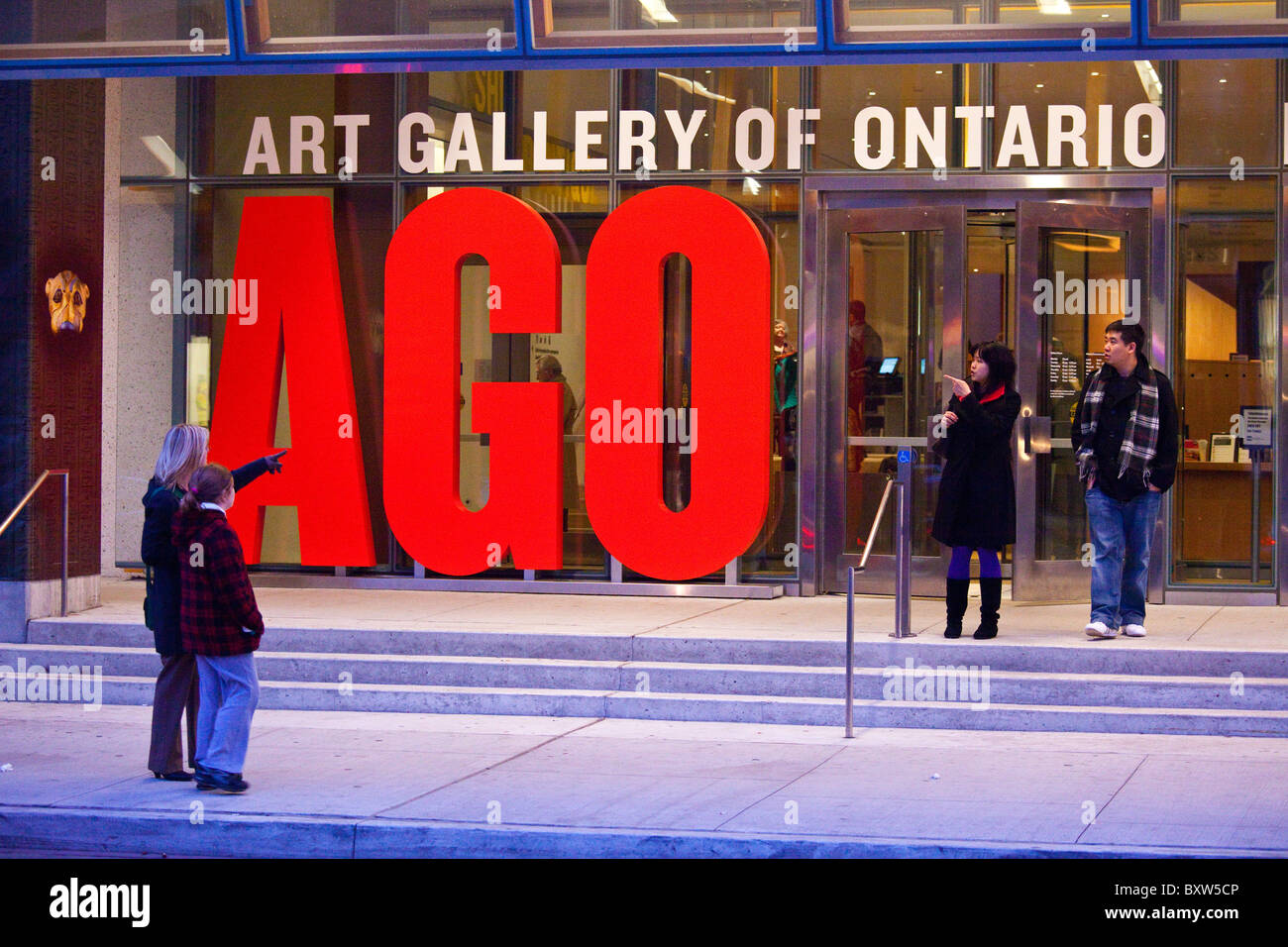 Auparavant, l'Art Gallery of Ontario, Toronto, Canada, Banque D'Images