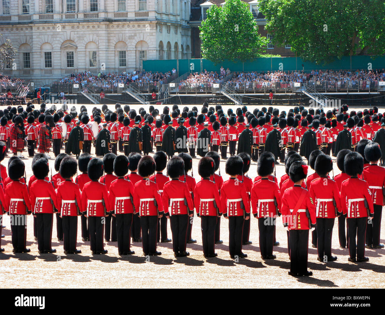 Le Troopng,couleur,uk, London traditionnel,Anglais événement annuel à Horse Guards Parade. Banque D'Images