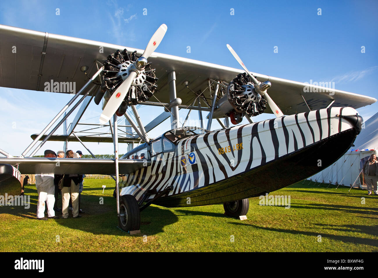 Type 1928, Sikorsky S-38, NC-28V, Flying Boat, Goodwood Revival 2010 Banque D'Images