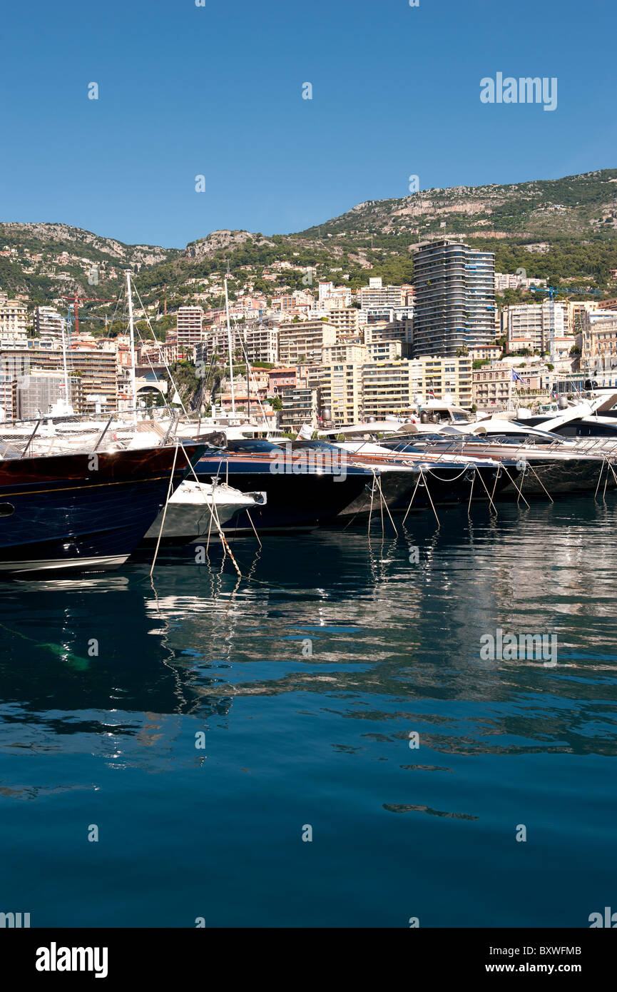 Port de Monaco Monte Carlo Banque D'Images