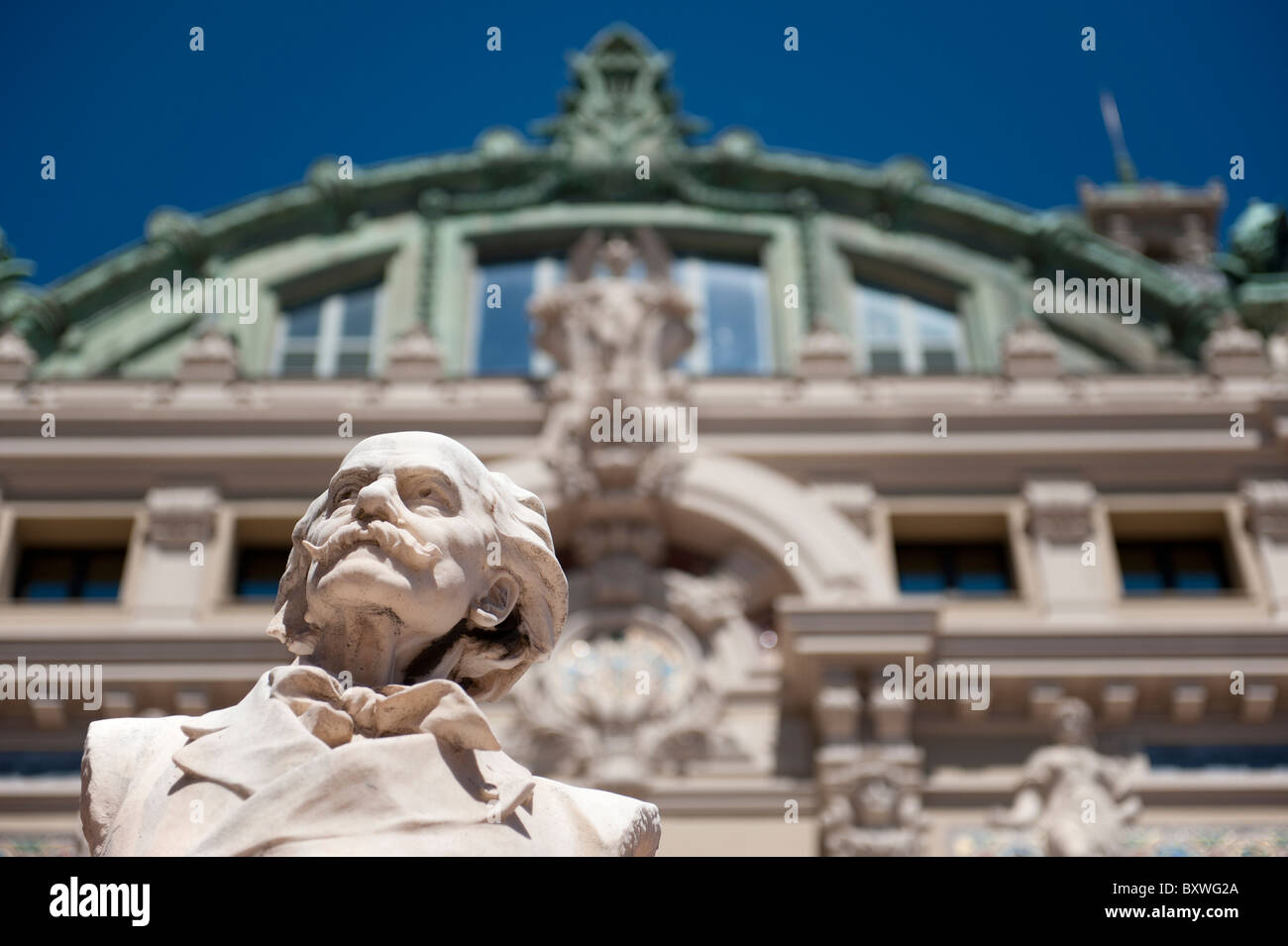 Place du Casino Monaco Monte Carlo Banque D'Images