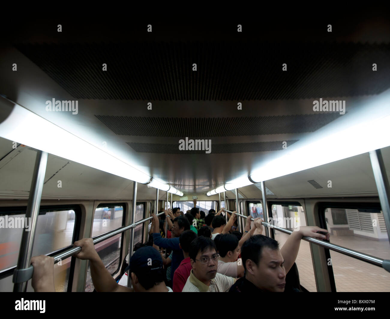 Système de métro léger de manille Banque D'Images