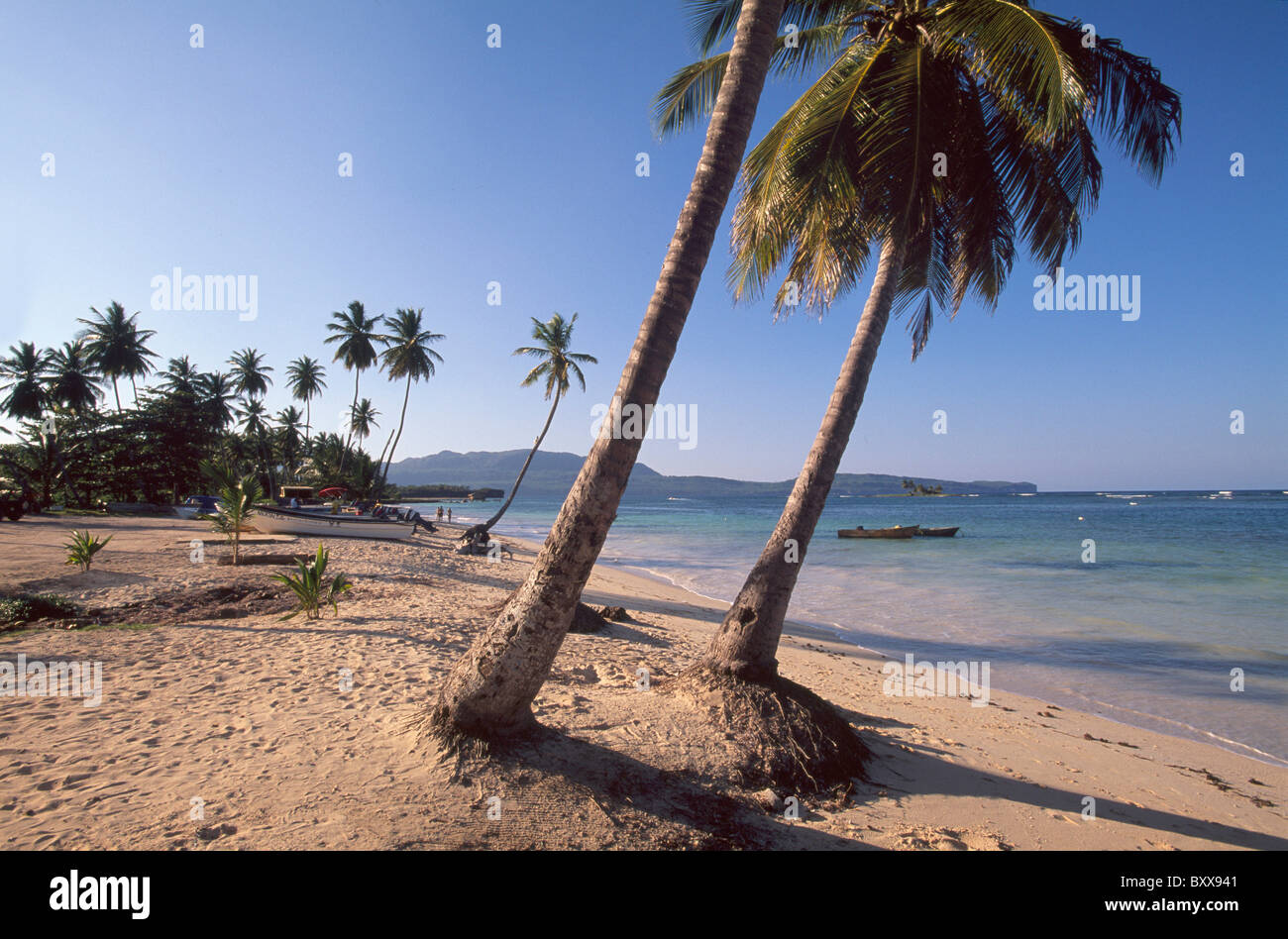 Playa las Galeras, République dominicaine, Samana-Peninsula Banque D'Images